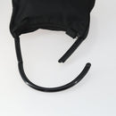 PRADA Hand Bag Nylon Canvas 6 Set Black Beige Red Auth fm4988-14