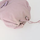 PRADA Hand Bag Nylon Canvas 6 Set Black Beige Red Auth fm4988-19