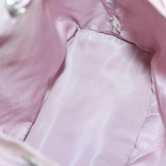 PRADA Hand Bag Nylon Canvas 6 Set Black Beige Red Auth fm4988