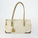 PRADA Hand Bag Nylon Canvas 6 Set Black Beige Red Auth fm4988-22