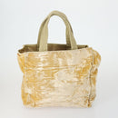 PRADA Hand Bag Nylon Canvas 6 Set Black Beige Red Auth fm4988-3