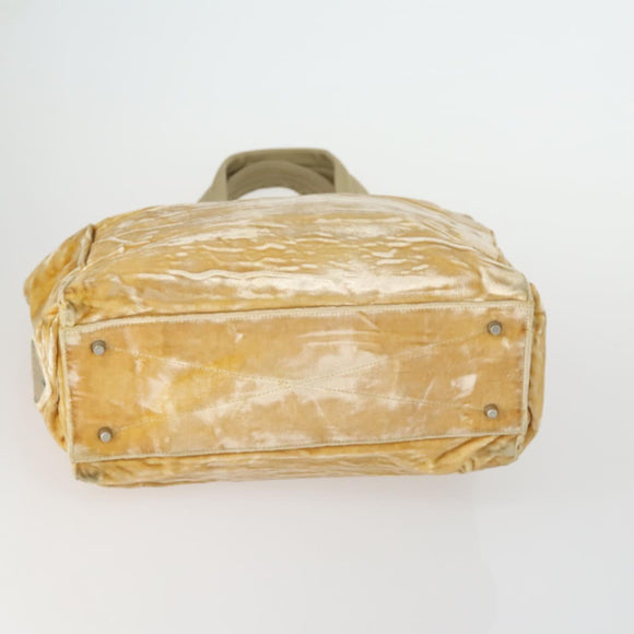 PRADA Hand Bag Nylon Canvas 6 Set Black Beige Red Auth fm4988