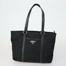 PRADA Hand Bag Nylon Canvas 6 Set Black Beige Red Auth fm4988-7