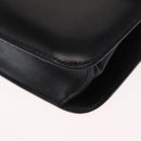 HERMES Dolly Schultertasche Leder Schwarz Gold Auth fm4990-14