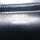 HERMES Dolly Schultertasche Leder Schwarz Gold Auth fm4990-12