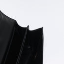 HERMES Dolly Shoulder Bag Leather Black Gold Auth fm4990-18