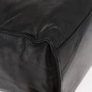 CHANEL COCO Mark Chain Shoulder Bag Leather Black Gold CC Auth fm4991-9