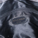 CHANEL COCO Mark Chain Shoulder Bag Leather Black Gold CC Auth fm4991-17