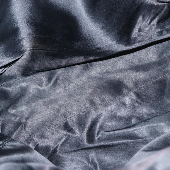 CHANEL COCO Mark Chain Shoulder Bag Leather Black Gold CC Auth fm4991