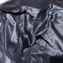 CHANEL COCO Mark Chain Shoulder Bag Leather Black Gold CC Auth fm4991-19