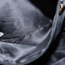 CHANEL COCO Mark Chain Shoulder Bag Leather Black Gold CC Auth fm4991-11