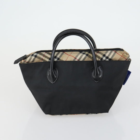 BURBERRY Nova Check Shoulder Bag Canvas 4 Set Beige Navy Auth fm4993