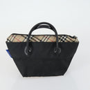 BURBERRY Nova Check Shoulder Bag Canvas 4 Set Beige Navy Auth fm4993-21