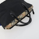 BURBERRY Nova Check Shoulder Bag Canvas 4 Set Beige Navy Auth fm4993-23
