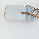 BURBERRY Nova Check Shoulder Bag Canvas 4 Set Beige Navy Auth fm4993-4