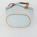 BURBERRY Nova Check Shoulder Bag Canvas 4 Set Beige Navy Auth fm4993-6