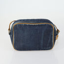 BURBERRY Nova Check Shoulder Bag Canvas 4 Set Beige Navy Auth fm4993-9