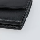 CHANEL Wallet Caviar Skin Black Gold CC Auth fm4996-15