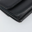 CHANEL Wallet Caviar Skin Black Gold CC Auth fm4996-16