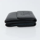 CHANEL Wallet Caviar Skin Black Gold CC Auth fm4996-3