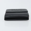 CHANEL Wallet Caviar Skin Black Gold CC Auth fm4996-6