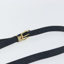 Christian Dior Honeycomb Canvas Shoulder Bag Navy Gold Auth fm5004-8