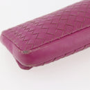 BOTTEGA VENETA INTRECCIATO Pouch Leather Pink 233813 Auth fm5005-15