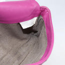 BOTTEGA VENETA INTRECCIATO Pouch Leather Pink 233813 Auth fm5005-10