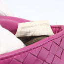 BOTTEGA VENETA INTRECCIATO Pouch Leather Pink 233813 Auth fm5005-12