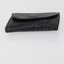 BOTTEGA VENETA INTRECCIATO Bag Leather Nylon 3 Set Beige Black Auth fm5006-13