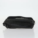 BOTTEGA VENETA INTRECCIATO Bag Leather Nylon 3 Set Beige Black Auth fm5006-15