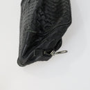 BOTTEGA VENETA INTRECCIATO Bag Leather Nylon 3 Set Beige Black Auth fm5006-17