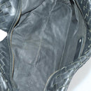 BOTTEGA VENETA INTRECCIATO Bag Leather Nylon 3 Set Beige Black Auth fm5006-20