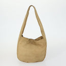 BOTTEGA VENETA INTRECCIATO Bag Leather Nylon 3 Set Beige Black Auth fm5006-3