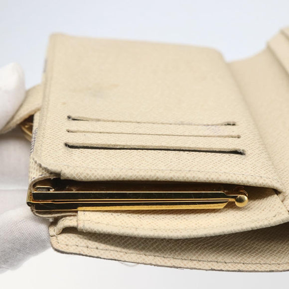 LOUIS VUITTON Damier Azur Portefeuille Viennois Wallet N61676 LV Auth fm5007