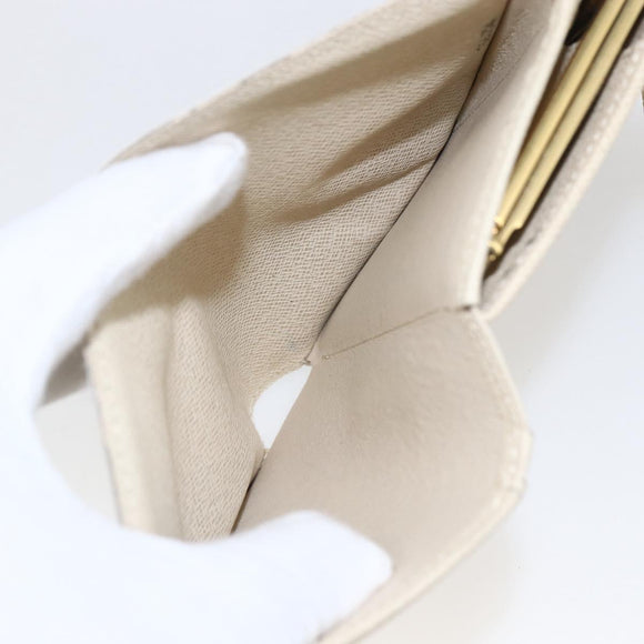 LOUIS VUITTON Damier Azur Portefeuille Viennois Wallet N61676 LV Auth fm5007