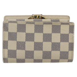 LOUIS VUITTON Damier Azur Portefeuille Viennois Wallet N61676 LV Auth fm5007 - 0