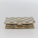LOUIS VUITTON Damier Azur Portefeuille Viennois Wallet N61676 LV Auth fm5007-5