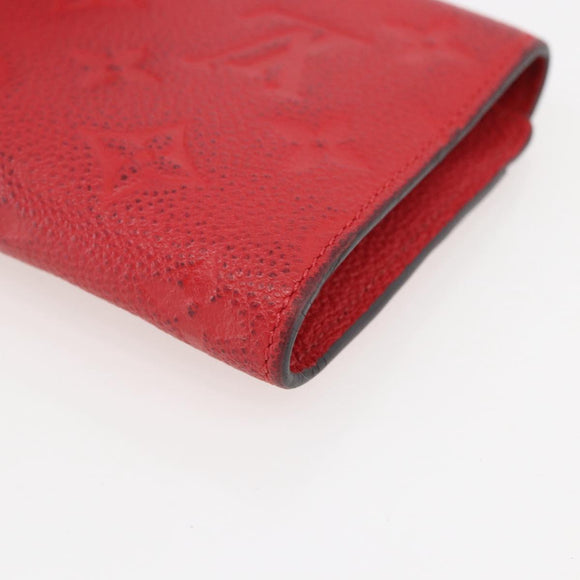 LOUIS VUITTON Empreinte Portefeuille Curie's Compact Wallet M60735 Auth fm5008