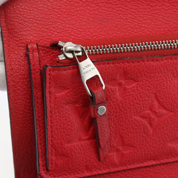 LOUIS VUITTON Empreinte Portefeuille Curie's Compact Wallet M60735 Auth fm5008