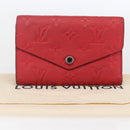 LOUIS VUITTON Empreinte Portefeuille Curie's Compact Wallet M60735 Auth fm5008-12