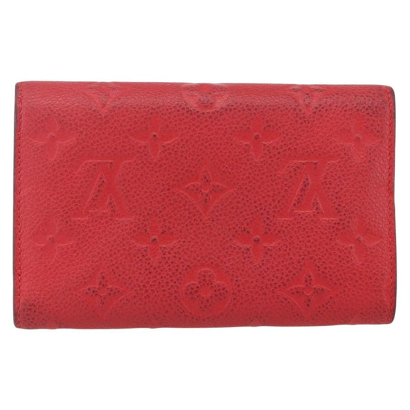LOUIS VUITTON Empreinte Portefeuille Curie's Compact Wallet M60735 Auth fm5008
