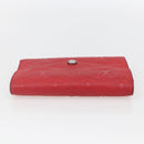 LOUIS VUITTON Empreinte Portefeuille Curie's Compact Wallet M60735 Auth fm5008-5