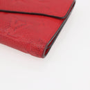 LOUIS VUITTON Empreinte Portefeuille Curie's Compact Wallet M60735 Auth fm5008-7