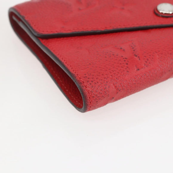 LOUIS VUITTON Empreinte Portefeuille Curie's Compact Wallet M60735 Auth fm5008