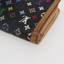 LOUIS VUITTON Multicolor Portefeuille Viennois Wallet Black M92988 Auth fm5009-15