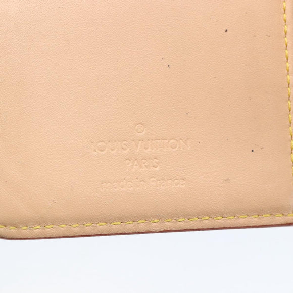 LOUIS VUITTON Multicolor Portefeuille Viennois Wallet Black M92988 Auth fm5009