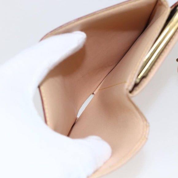 LOUIS VUITTON Multicolor Portefeuille Viennois Wallet Black M92988 Auth fm5009