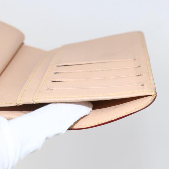 LOUIS VUITTON Multicolor Portefeuille Viennois Wallet Black M92988 Auth fm5009