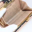 LOUIS VUITTON Multicolor Portefeuille Viennois Wallet Black M92988 Auth fm5009-11